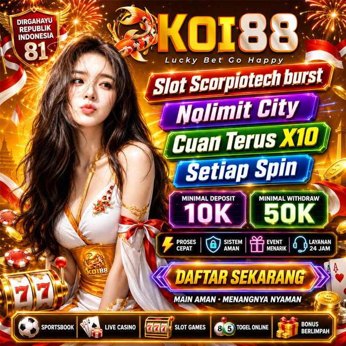 KOI88 : Situs Slot Nolimit City Permainan Horor Bikin Cuan dan Slot Gacor Populer Lengkap